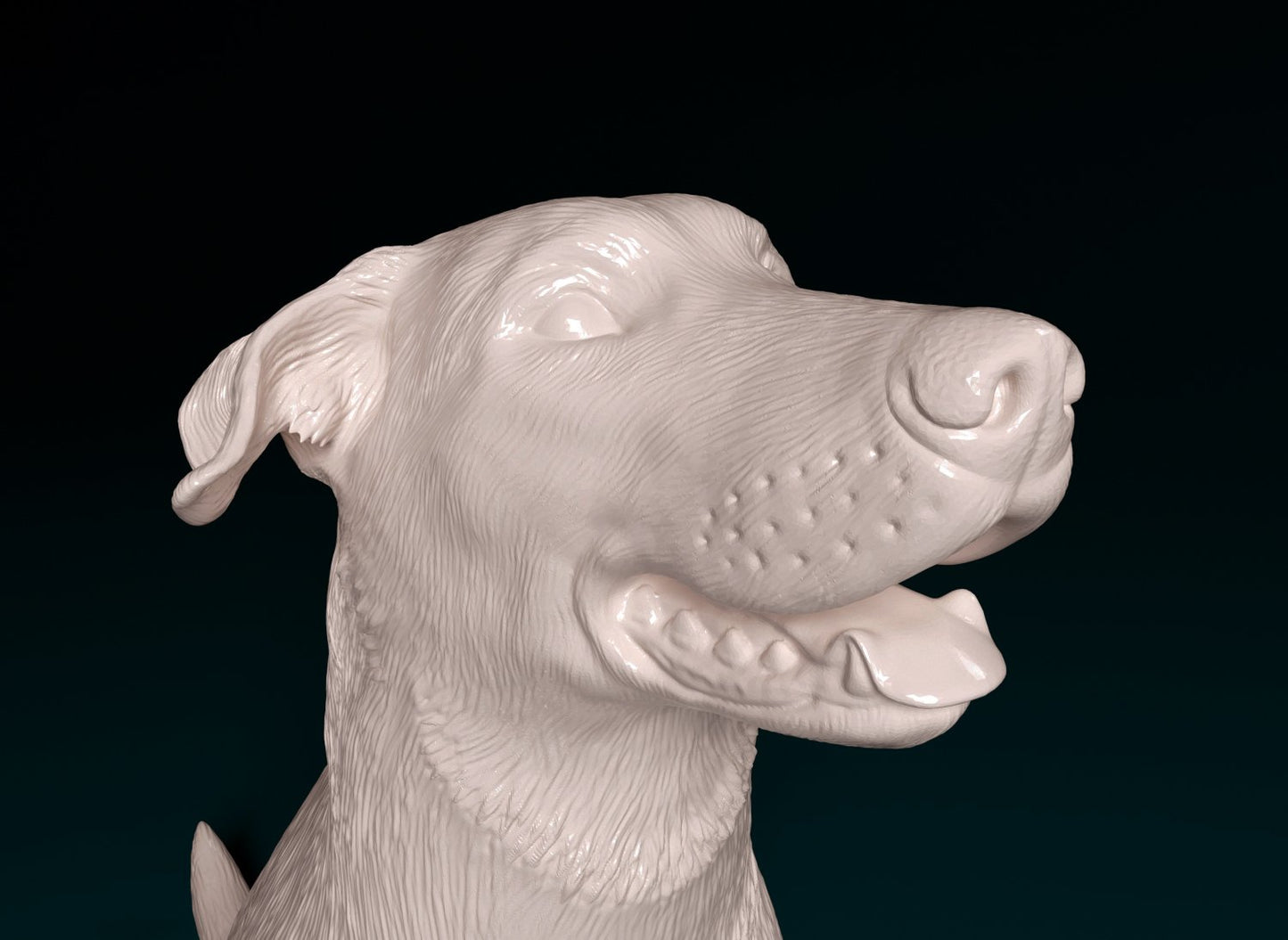 Bauceron 2 dog artist resin - white resin ready to prep / paint ALL SCALES
