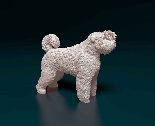 Copy of Bouvier des flandres 2  artist resin - white resin ready to prep / paint ALL SCALES