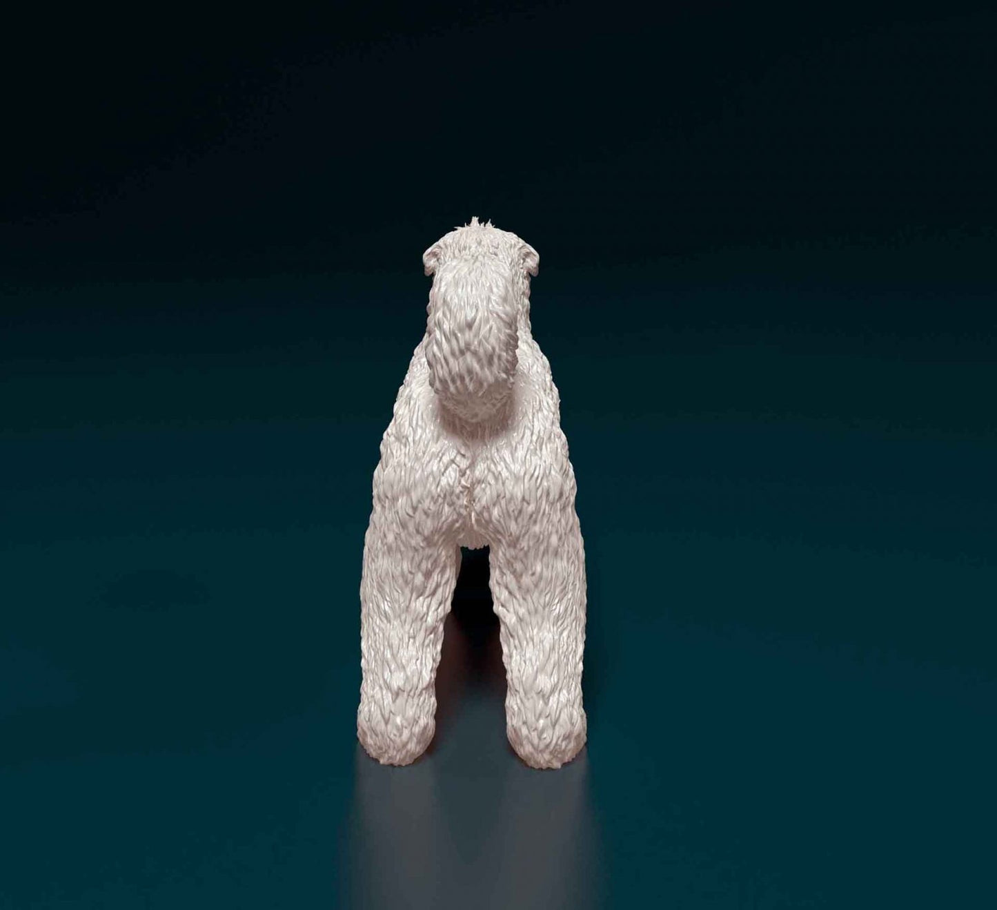 Copy of Bouvier des flandres 2  artist resin - white resin ready to prep / paint ALL SCALES