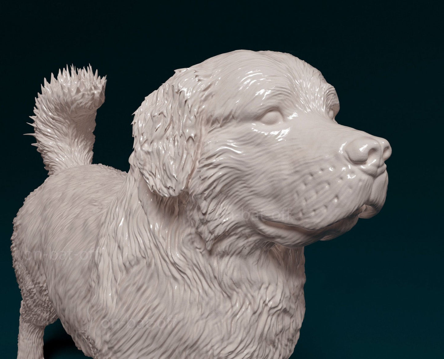 Bernese mountain dog artist resin - white resin ready to prep / paint ALL SCALES