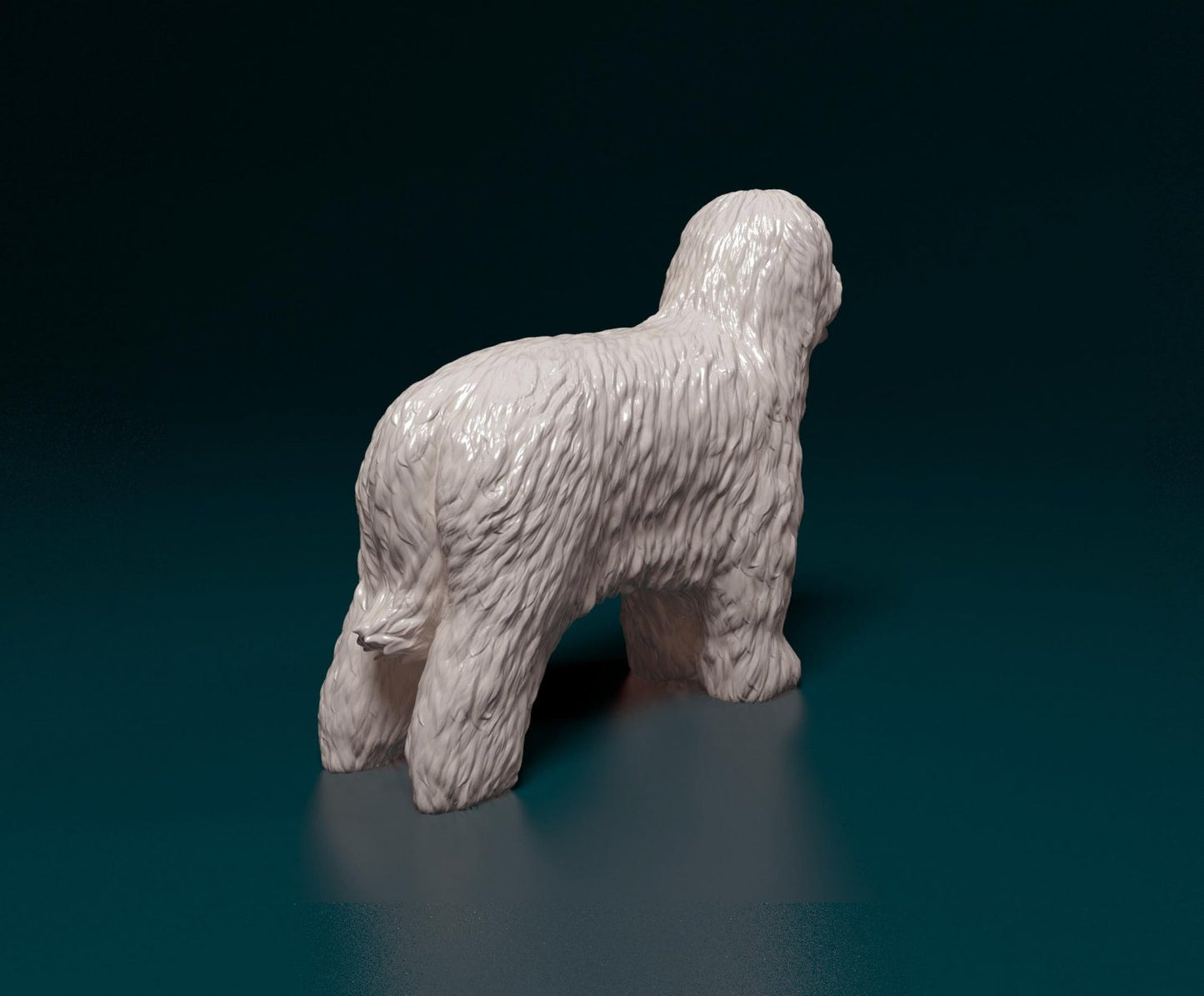 Briard artist resin - white resin ready to prep / paint ALL SCALES