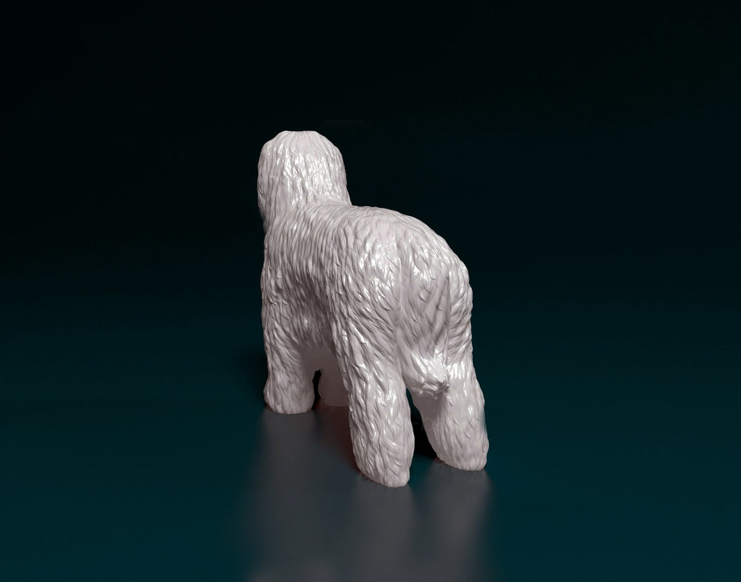 Briard artist resin - white resin ready to prep / paint ALL SCALES