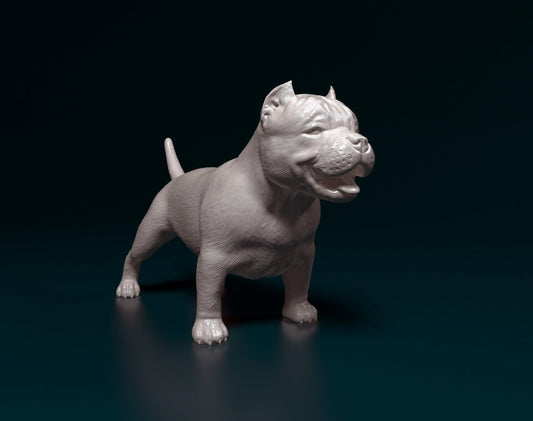 Bully pup artist resin - white resin ready to prep / paint ALL SCALES