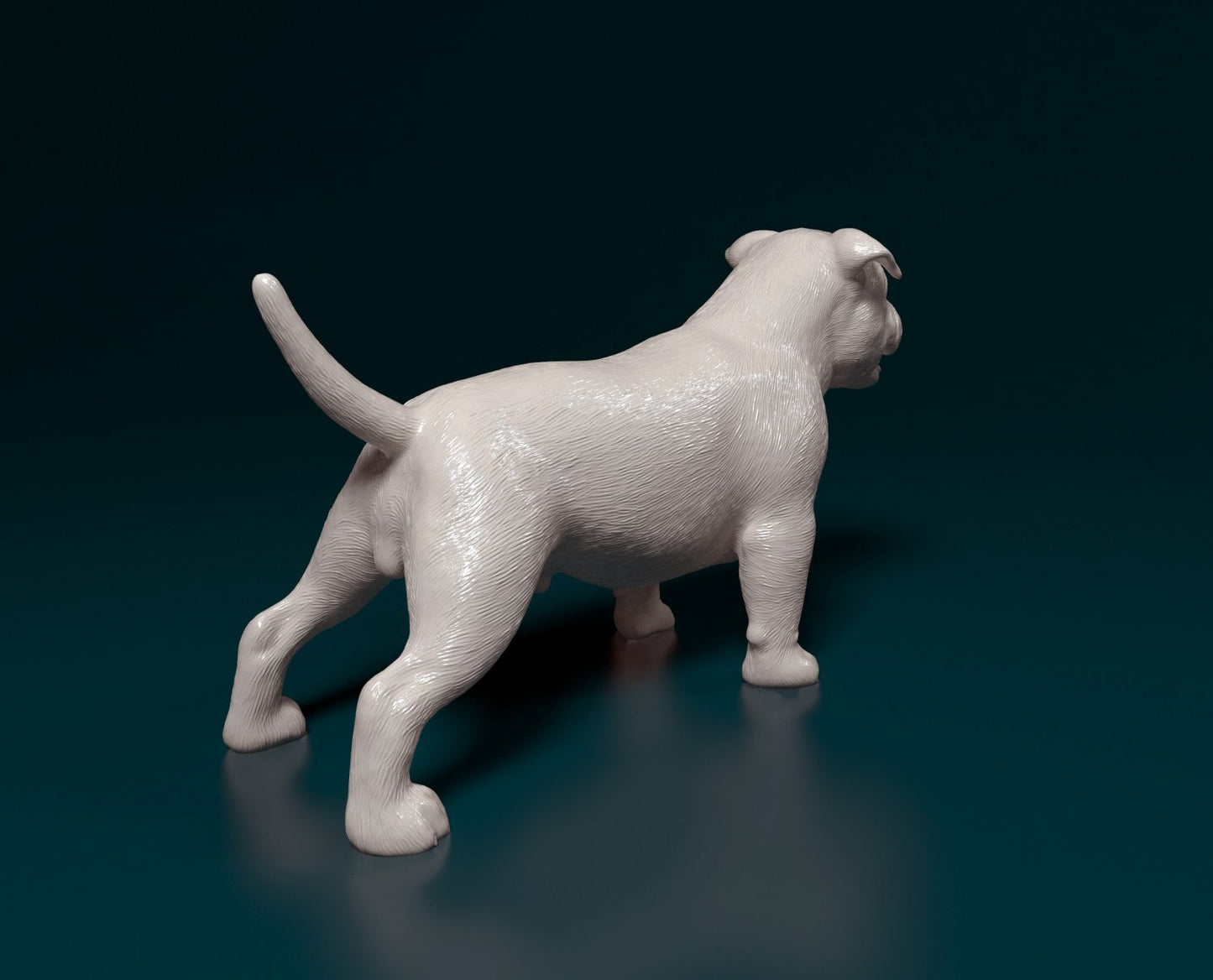 Bully pup artist resin - white resin ready to prep / paint ALL SCALES