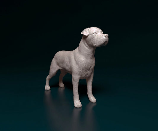 Cane Corso 2 artist resin - white resin ready to prep / paint ALL SCALES