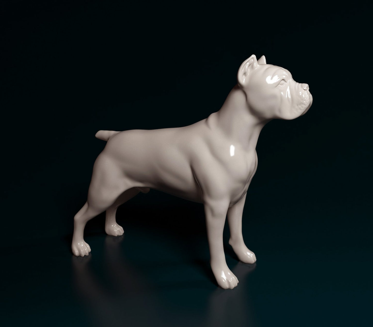 Cane Corso artist resin - white resin ready to prep / paint ALL SCALES
