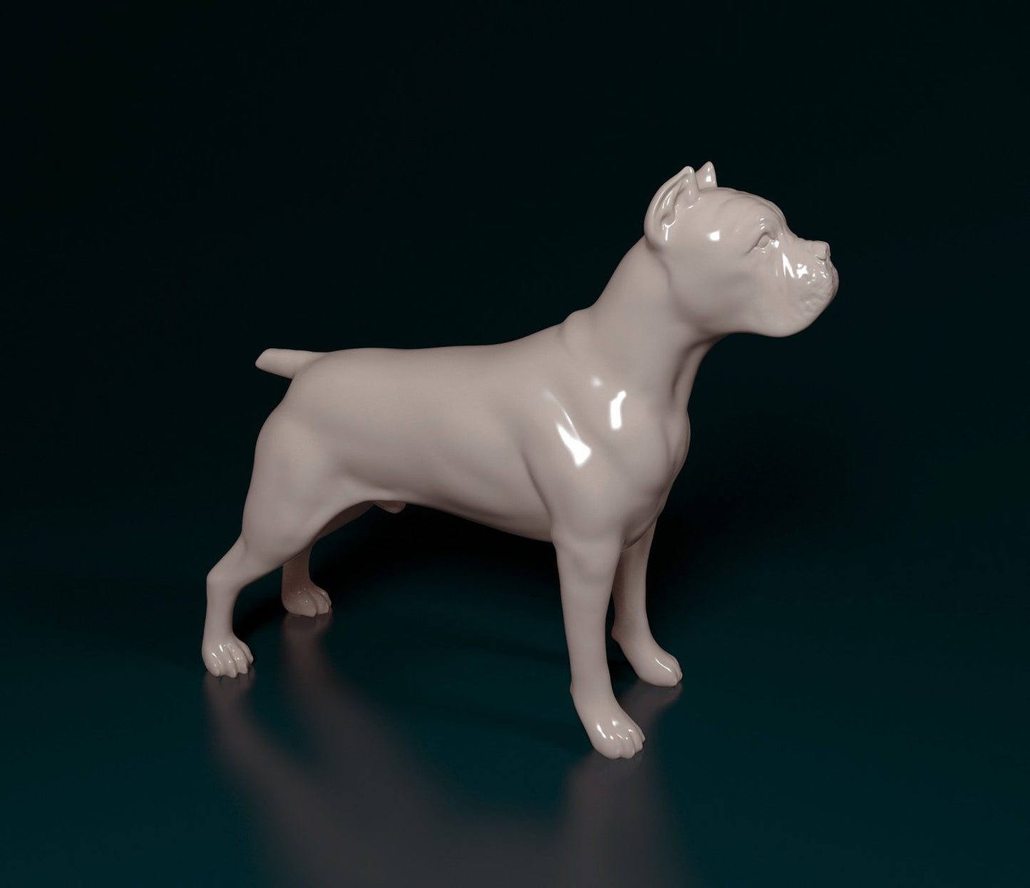 Cane Corso artist resin - white resin ready to prep / paint ALL SCALES