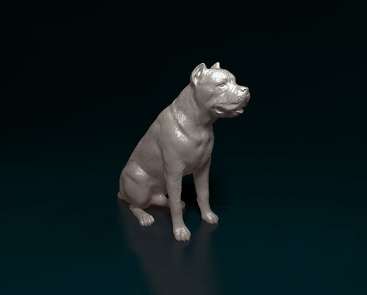 Cane Corso 4 artist resin - white resin ready to prep / paint ALL SCALES