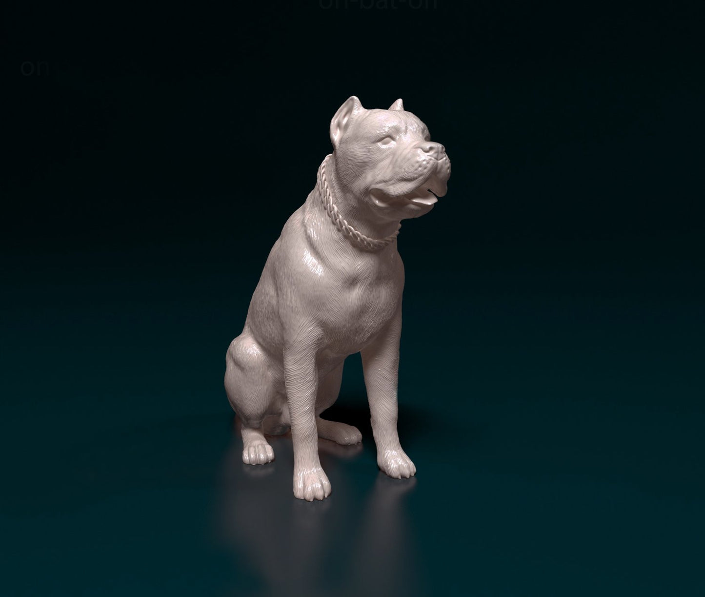Cane Corso 4 artist resin - white resin ready to prep / paint ALL SCALES