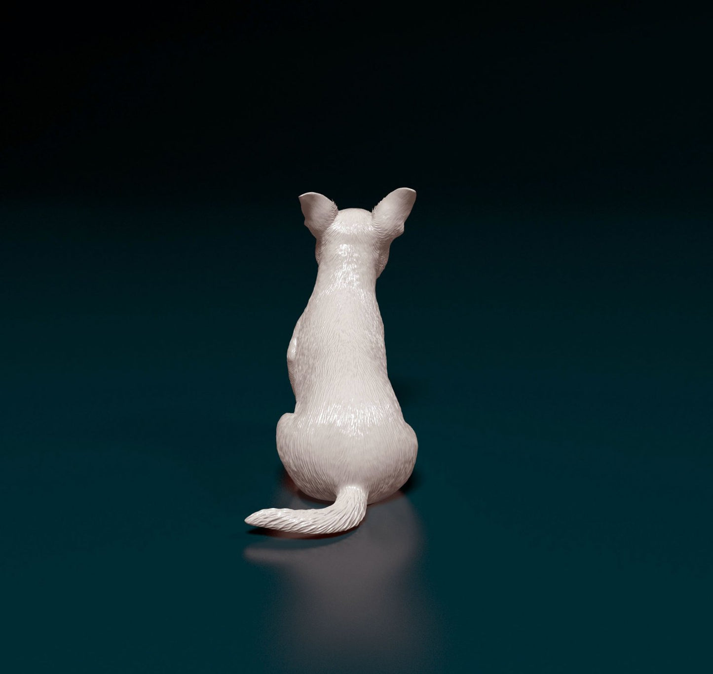 Chihuahua 7 artist resin - white resin ready to prep / paint ALL SCALES
