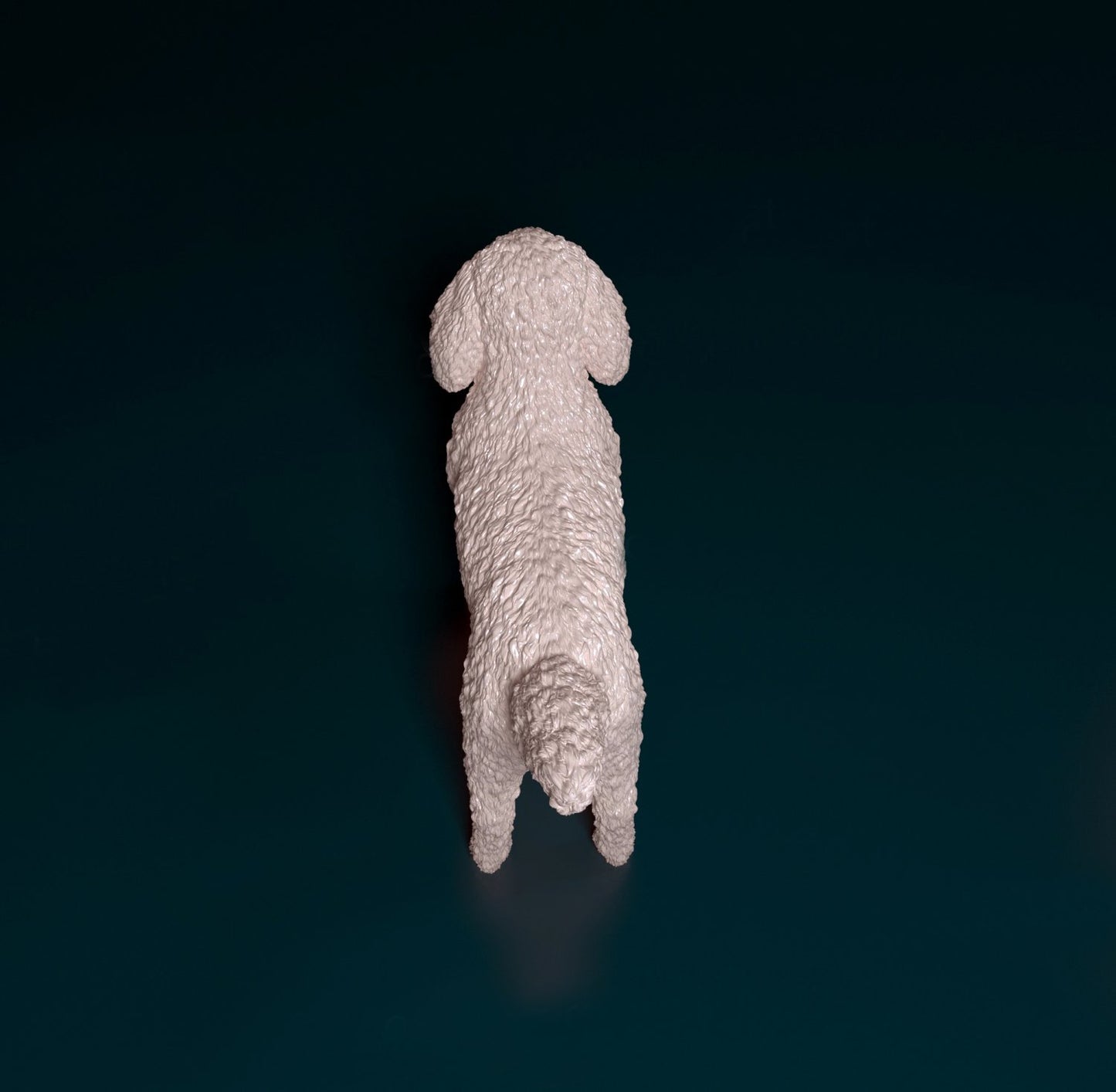 Cockerpoo artist resin - white resin ready to prep / paint ALL SCALES