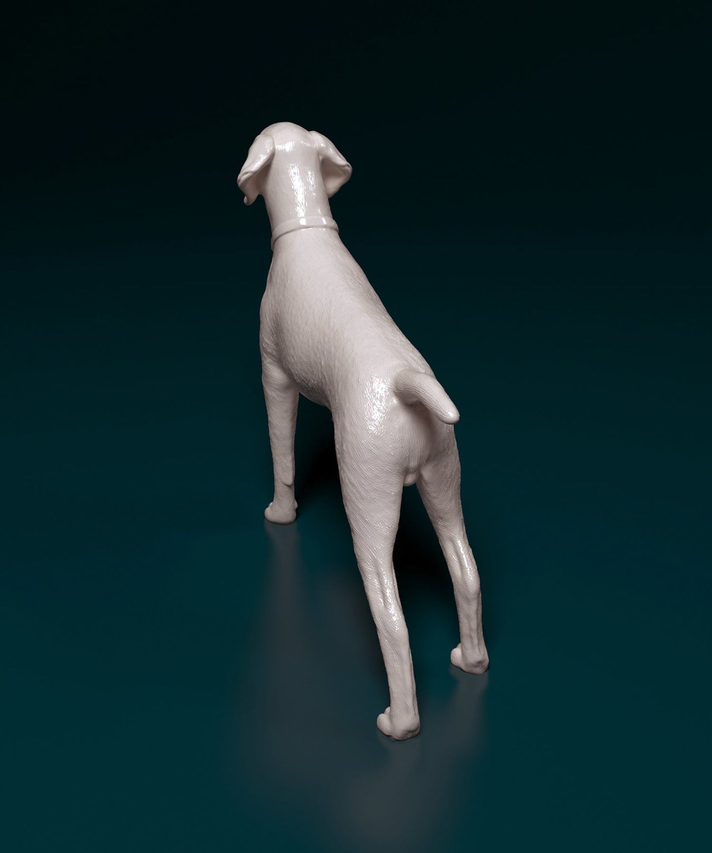 German shorthaired pointer artist resin - white resin ready to prep / paint ALL SCALES