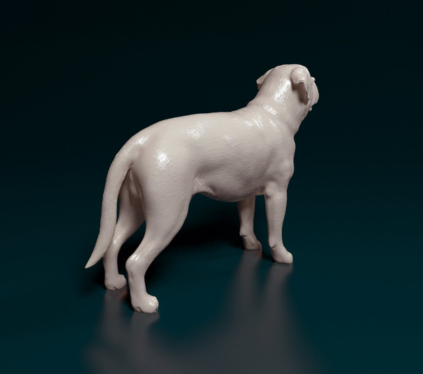 English mastiff artist resin - white resin ready to prep / paint ALL SCALES