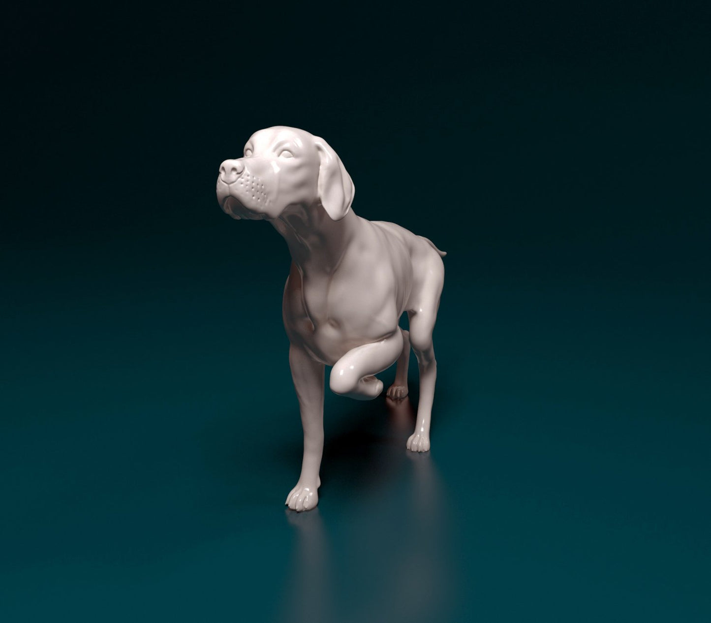 English pointer 2 artist resin - white resin ready to prep / paint ALL SCALES