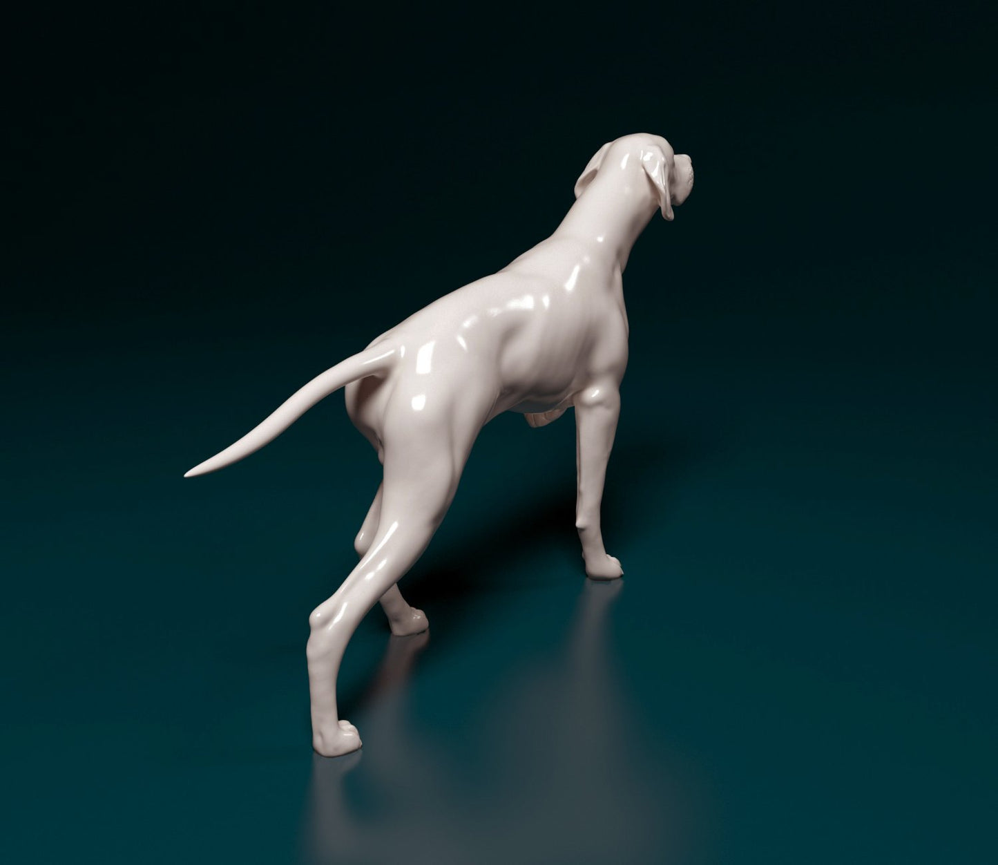 English pointer 2 artist resin - white resin ready to prep / paint ALL SCALES