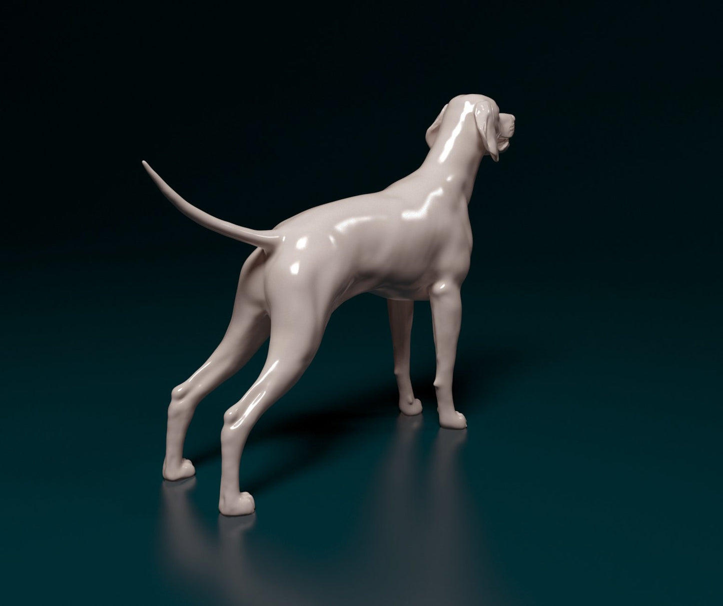 English pointer artist resin - white resin ready to prep / paint ALL SCALES