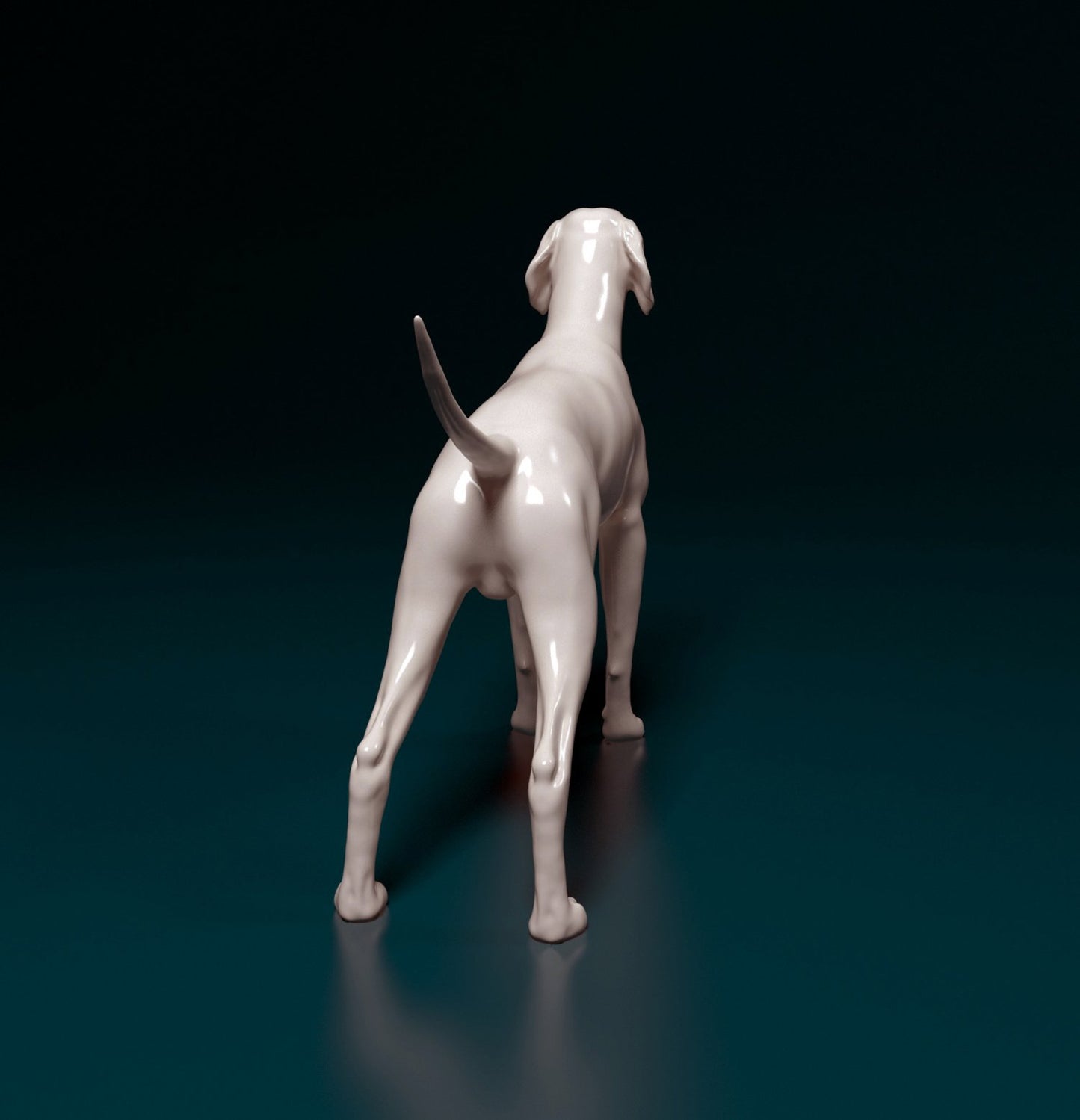 English pointer artist resin - white resin ready to prep / paint ALL SCALES