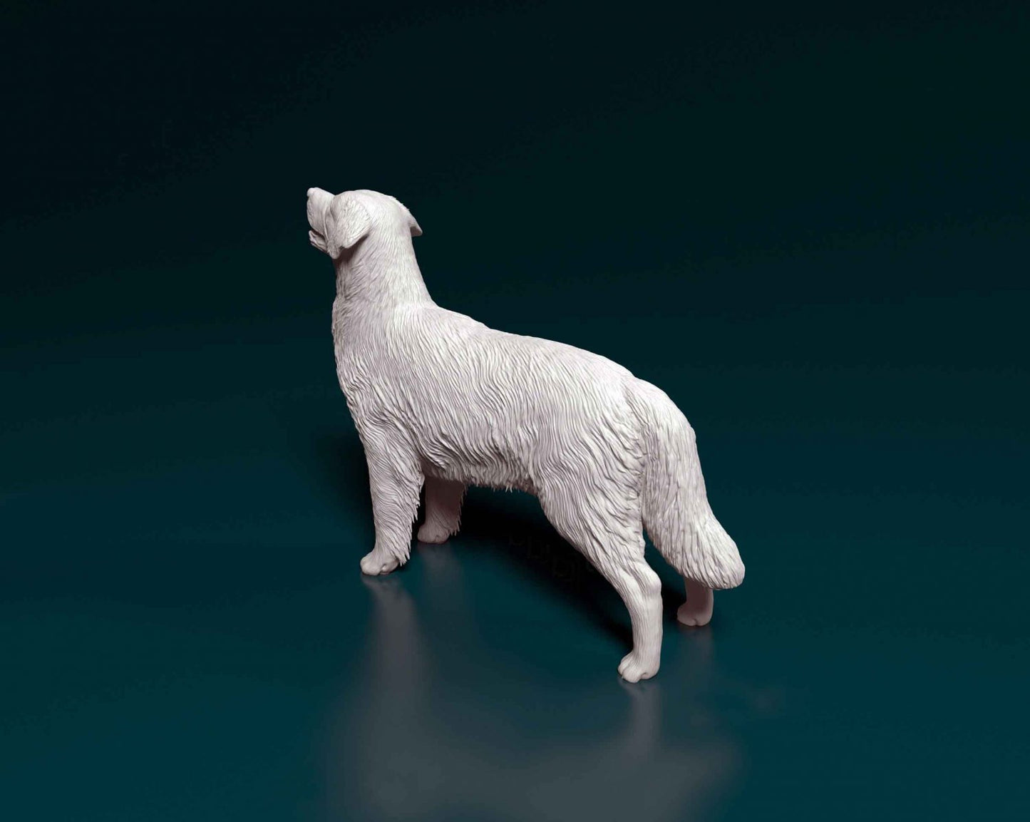 Golden Retriever artist resin - white resin ready to prep / paint ALL SCALES