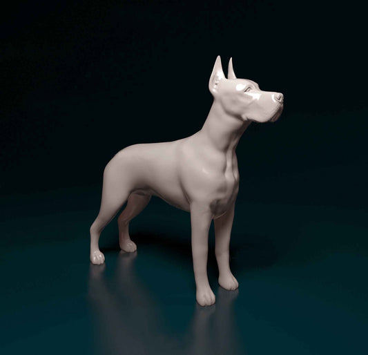 Great dane artist resin - white resin ready to prep / paint ALL SCALES