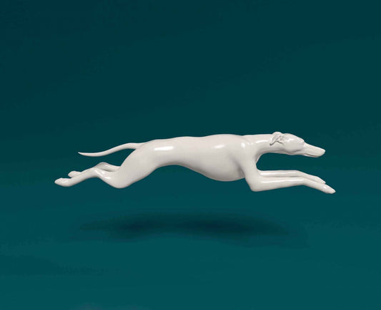 Greyhound artist resin - white resin ready to prep / paint ALL SCALES