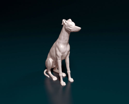 Greyhound artist resin - white resin ready to prep / paint ALL SCALES