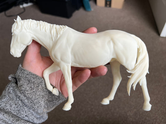 Classic  scale mustang stallion resin model horse LTD edition resin model horse figurine artist resin.