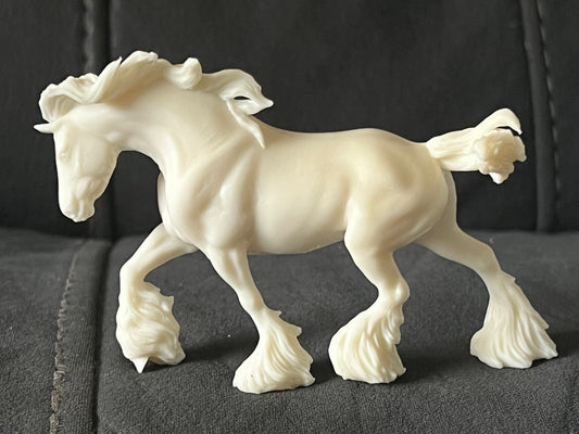 SM scale shire horse mare resin model horse LTD edition model horse artist resin