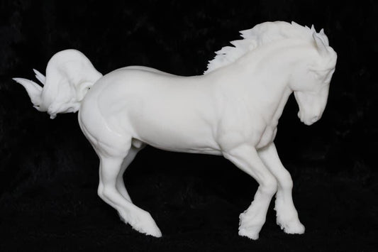 Traditional 1/9 scale cob horse stallion resin model horse LTD edition like artist resin figurine