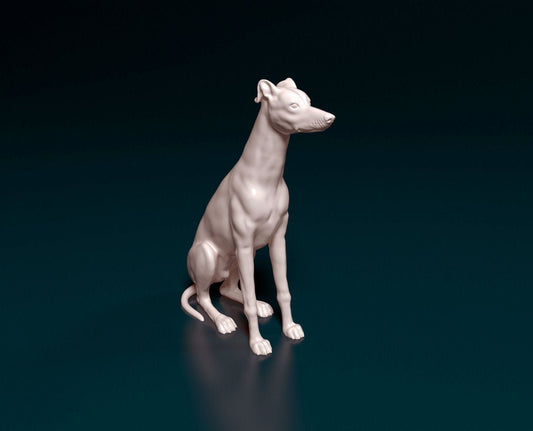 Greyhound artist resin - white resin ready to prep / paint ALL SCALES
