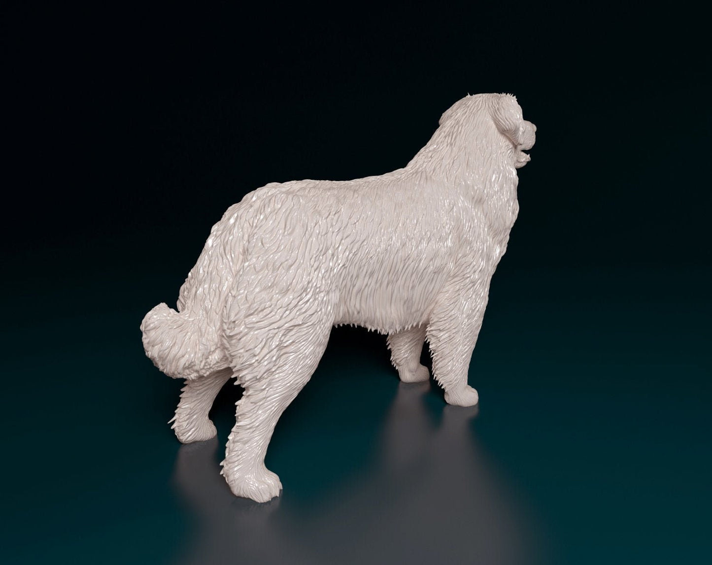 Leonberger artist resin - white resin ready to prep / paint ALL SCALES