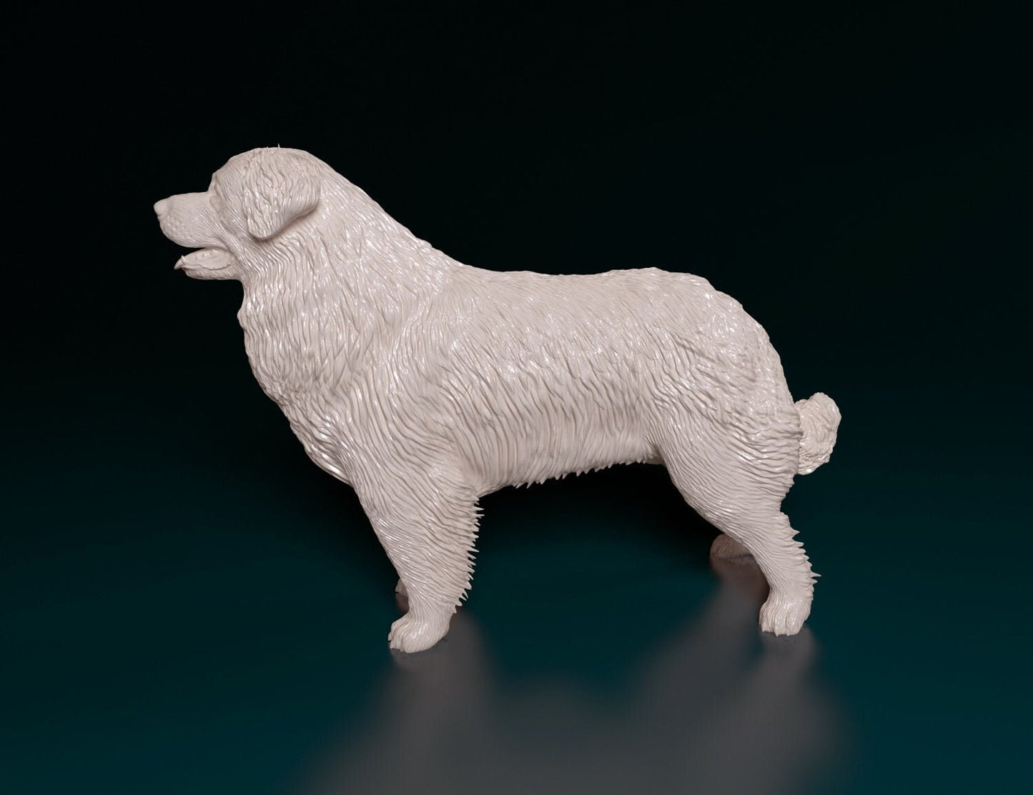 Leonberger artist resin - white resin ready to prep / paint ALL SCALES