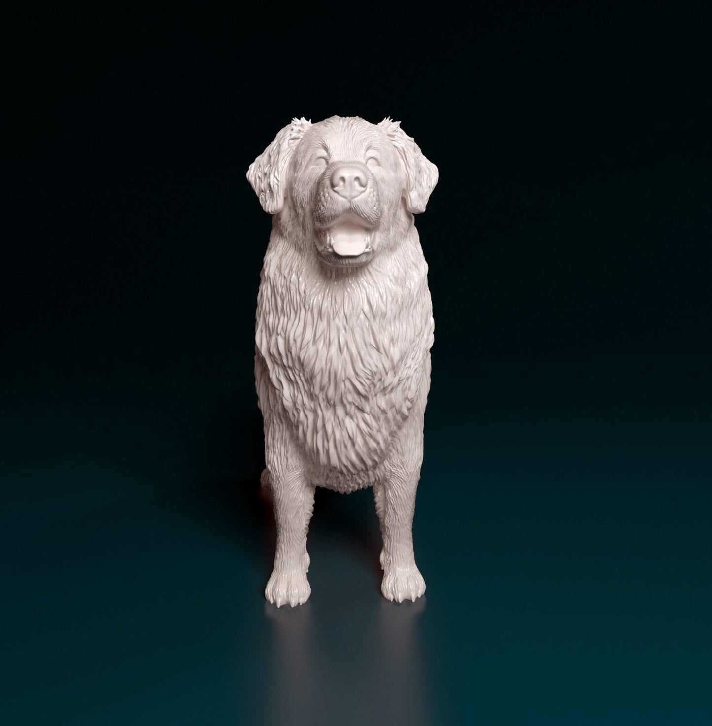 Leonberger artist resin - white resin ready to prep / paint ALL SCALES