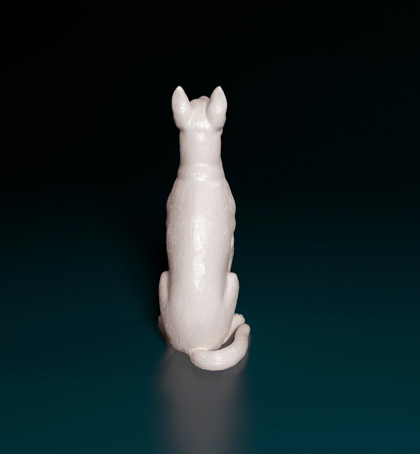 Malinois artist resin - white resin ready to prep / paint ALL SCALES sculpture / figurine