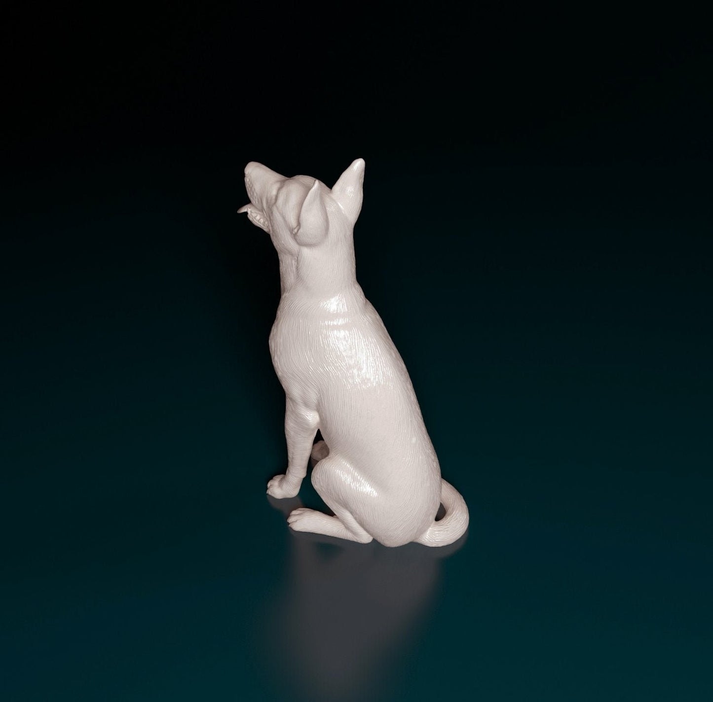 Malinois artist resin - white resin ready to prep / paint ALL SCALES sculpture / figurine