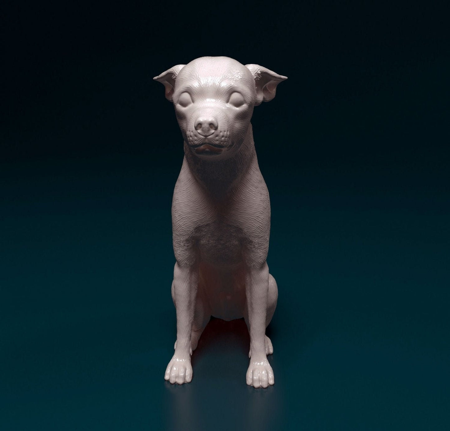 Toy terrier artist resin - white resin ready to prep / paint ALL SCALES