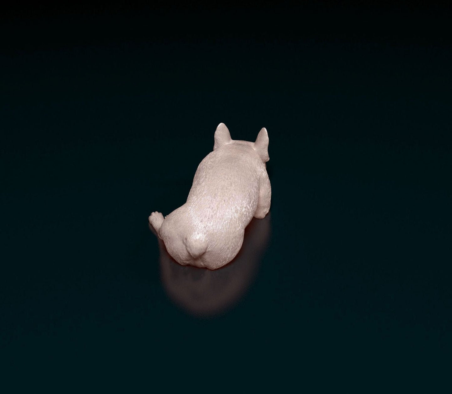 French bulldog artist resin - white resin ready to prep / paint ALL SCALES sculpture / figurine