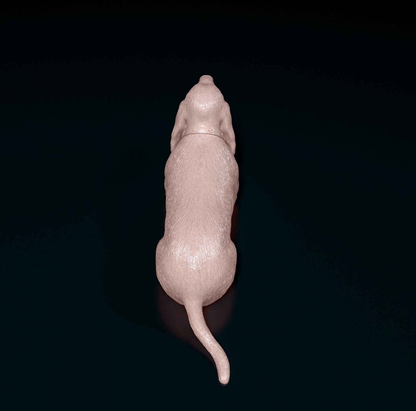 Basset hound artist resin - white resin ready to prep / paint ALL SCALES