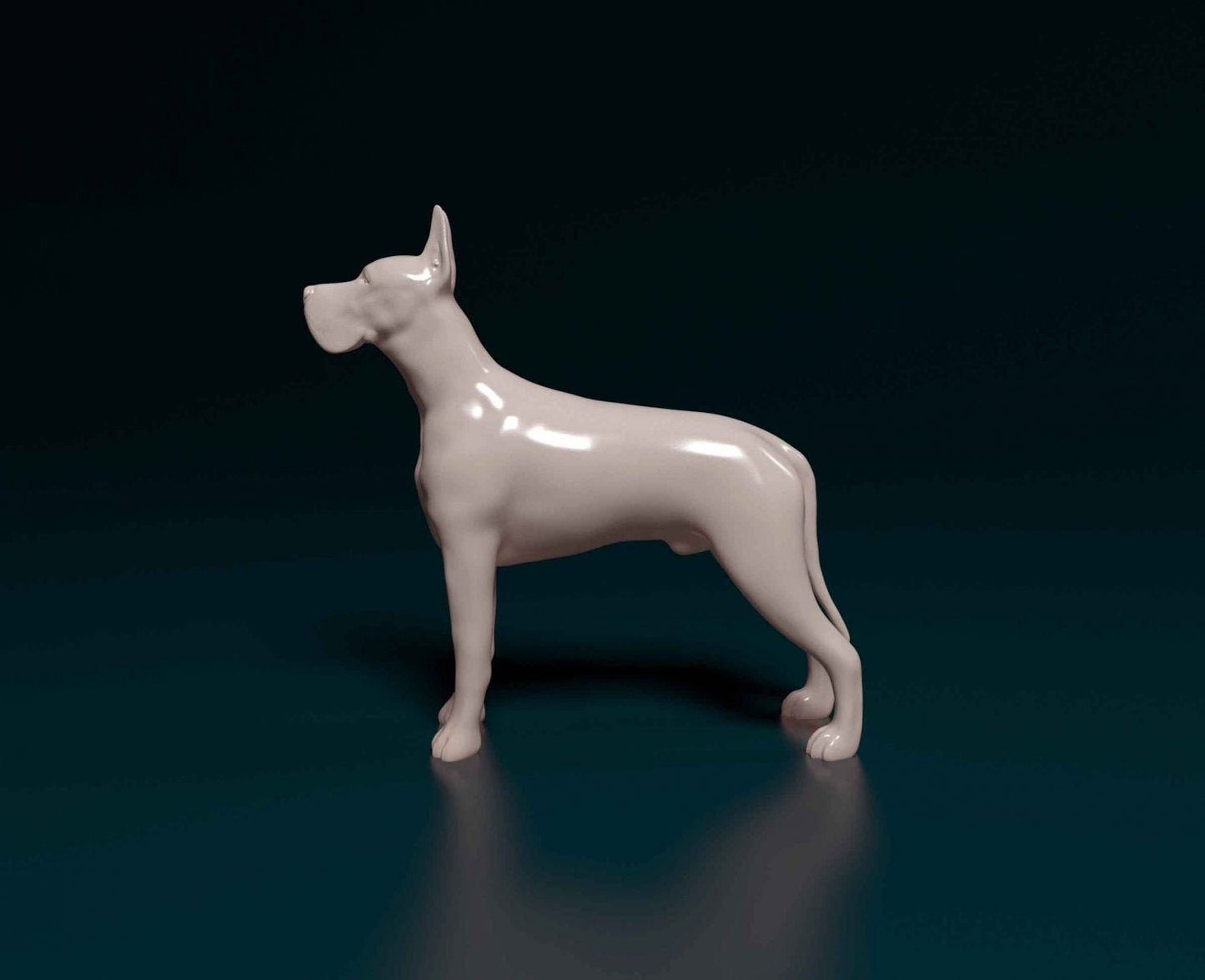 Great dane artist resin - white resin ready to prep / paint ALL SCALES