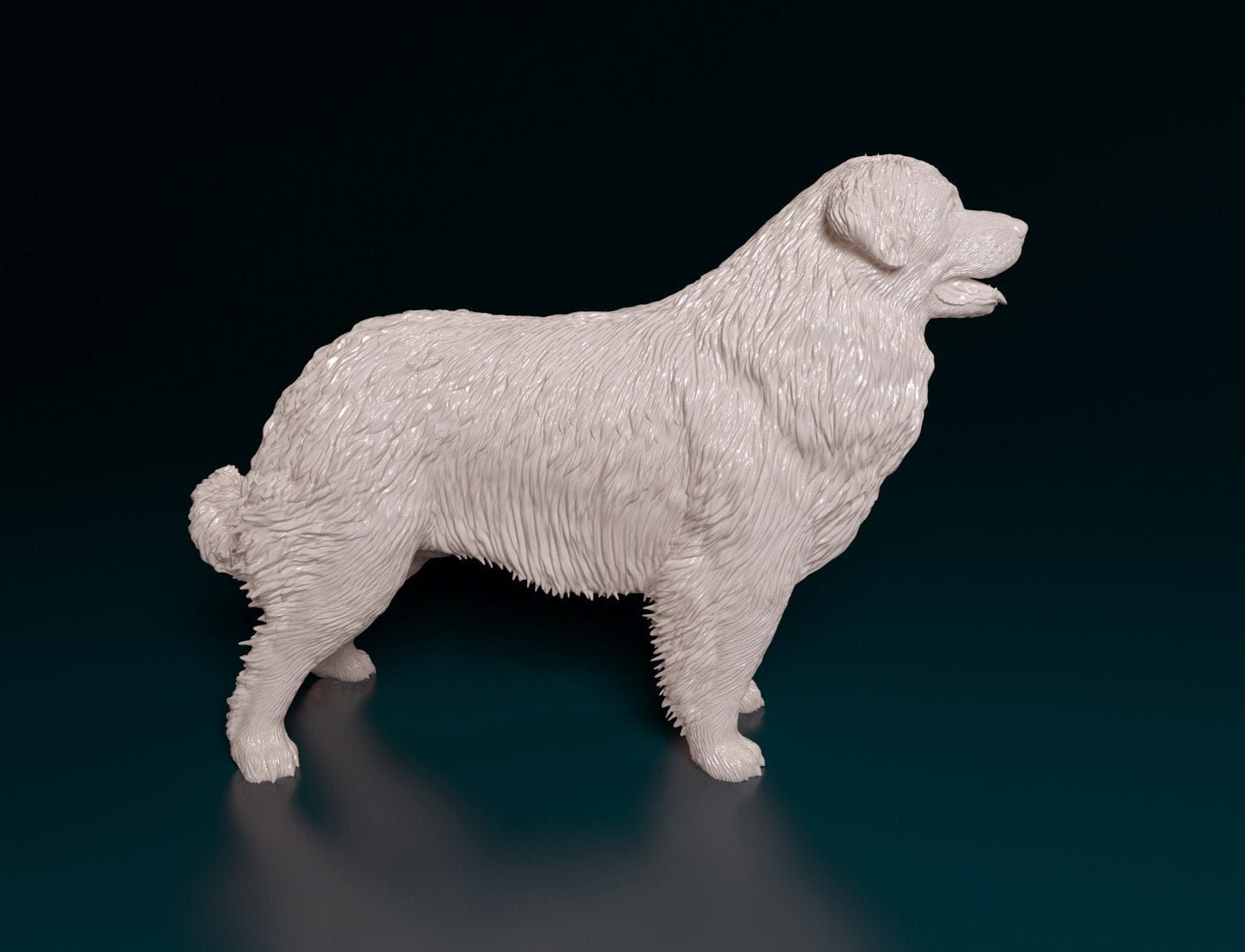 Leonberger artist resin - white resin ready to prep / paint ALL SCALES