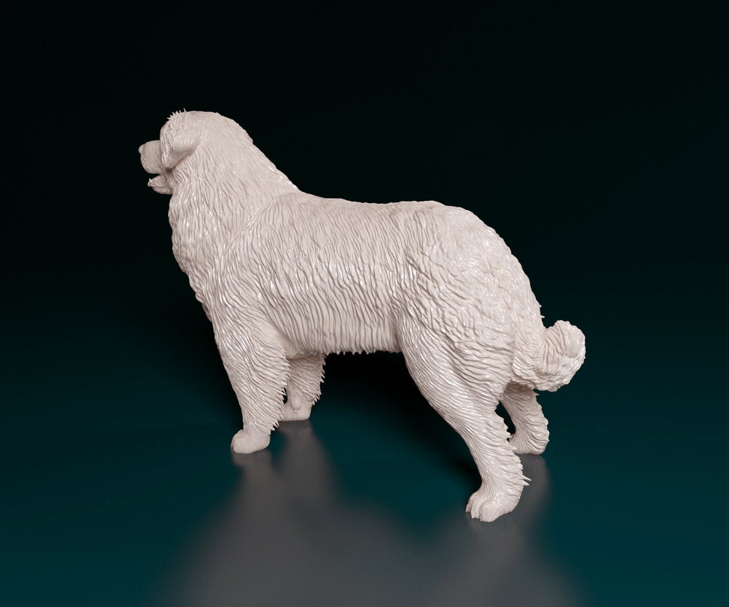 Leonberger artist resin - white resin ready to prep / paint ALL SCALES