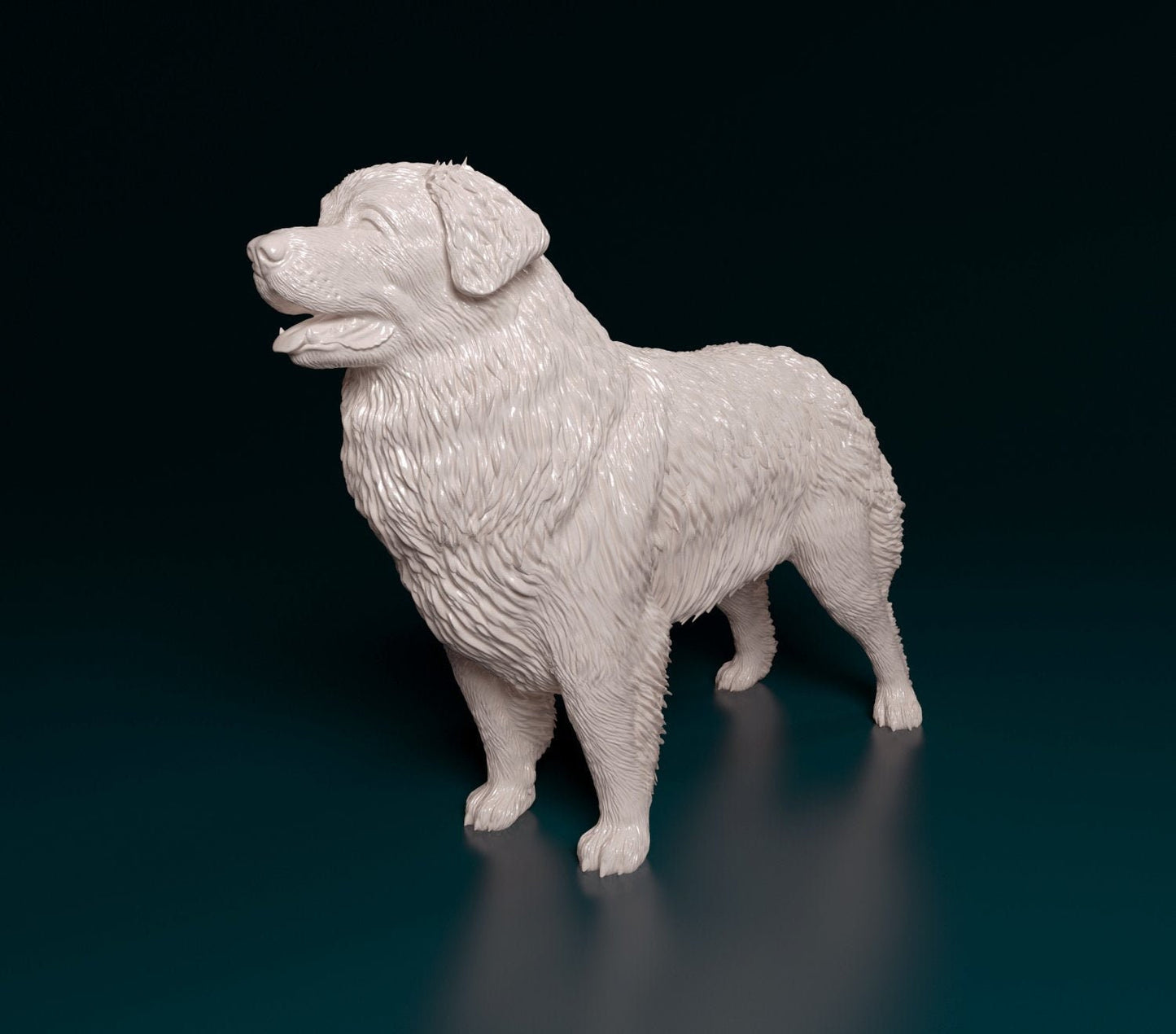 Leonberger artist resin - white resin ready to prep / paint ALL SCALES