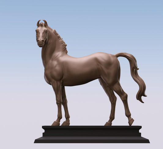 Mawari resin model horse artist resin - all scales - white resin