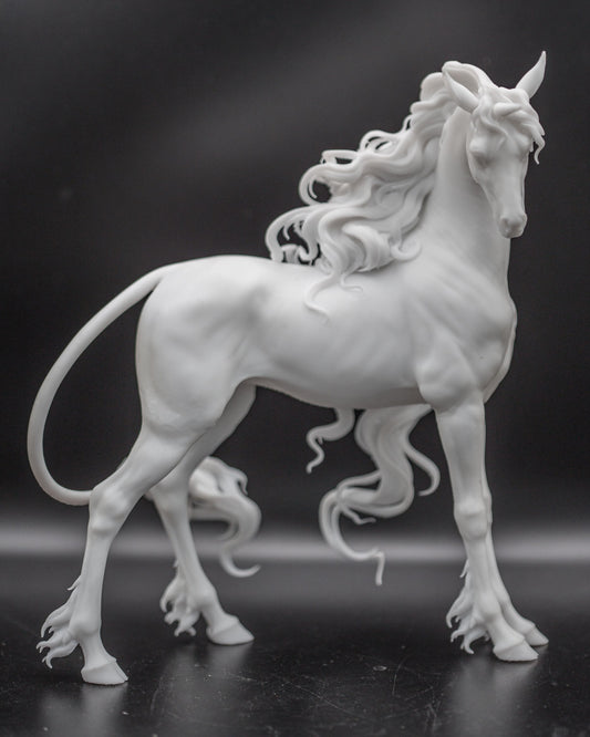 Model horse Artist resin Unicorn - White unpainted resin / Paint your own - Different sizes