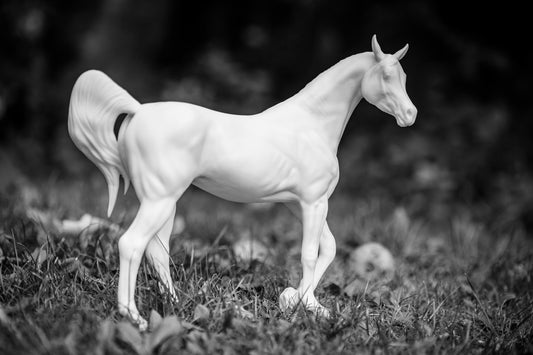 Natalia -  Arabian mare model Horse artist resin - White resin figurine - Unpainted