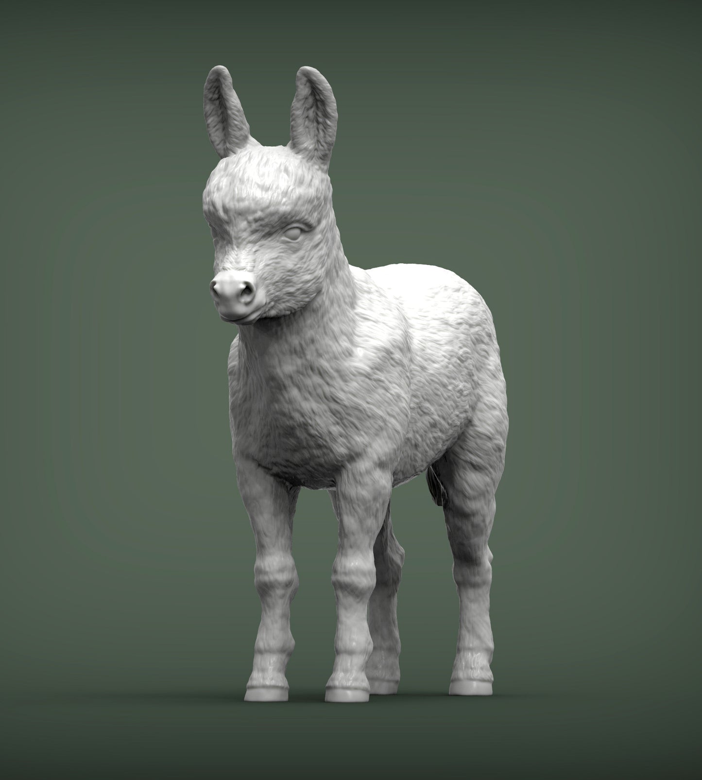 Donkeyzilla - white resin ready to paint