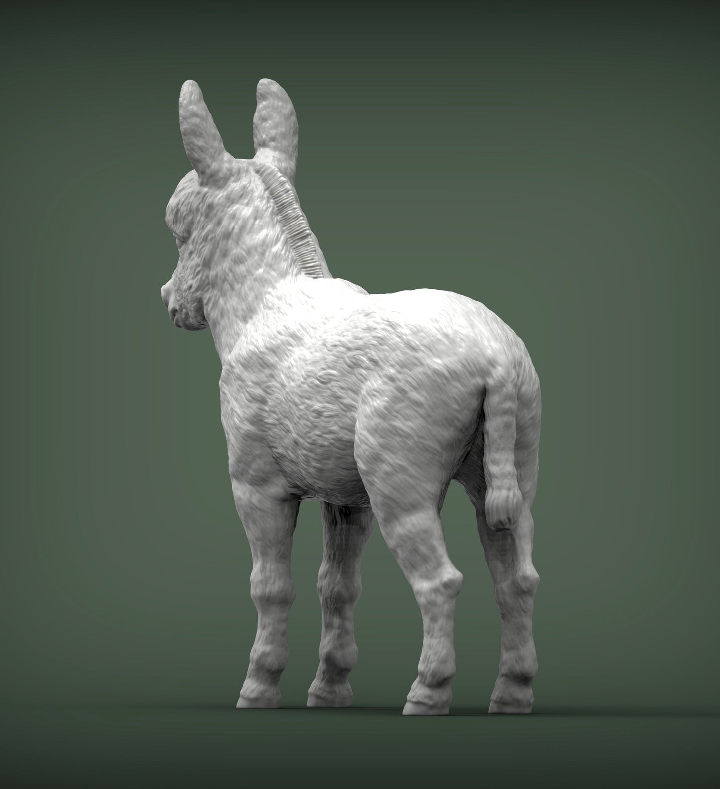 Donkeyzilla - white resin ready to paint
