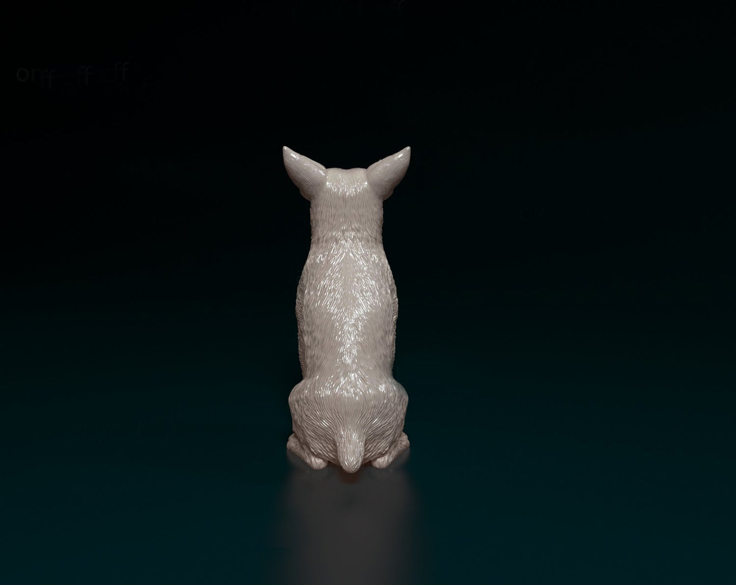 Jack Rusell wire haired artist resin - white resin ready to prep / paint ALL SCALES