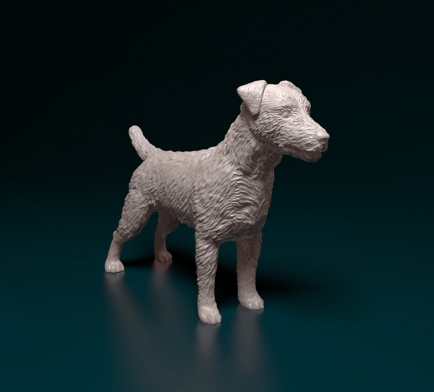 jagdterrier artist resin - white resin ready to prep / paint ALL SCALES