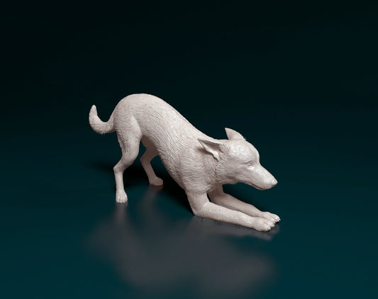 Kelpie 2 artist resin - white resin ready to prep / paint ALL SCALES