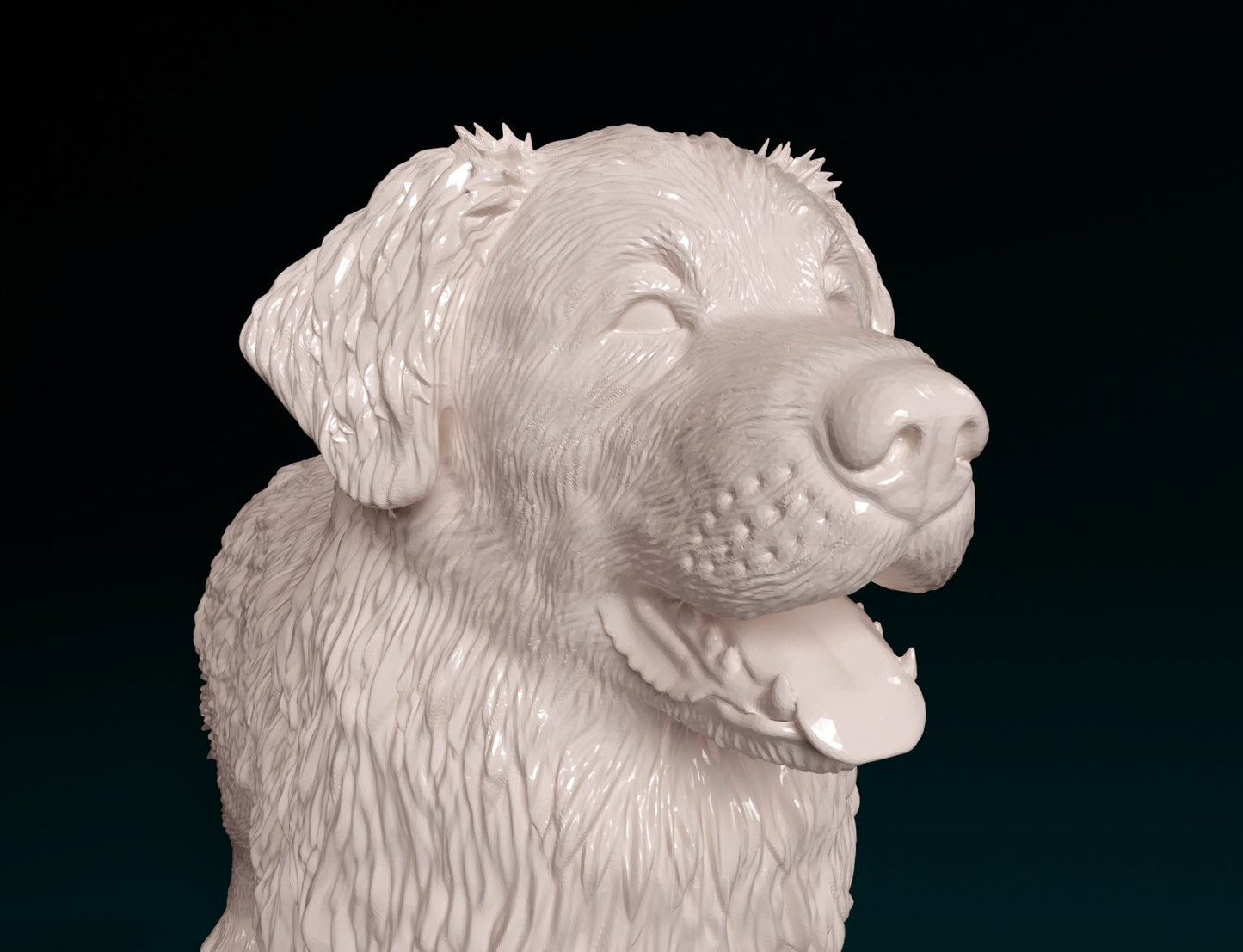 Leonberger artist resin - white resin ready to prep / paint ALL SCALES